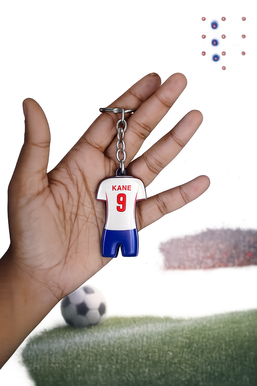KANE #9 Football Jersey Keychain