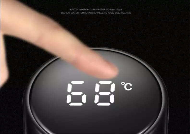 Smart Thermos Temperature Display Vacuum Bottle – 500ml