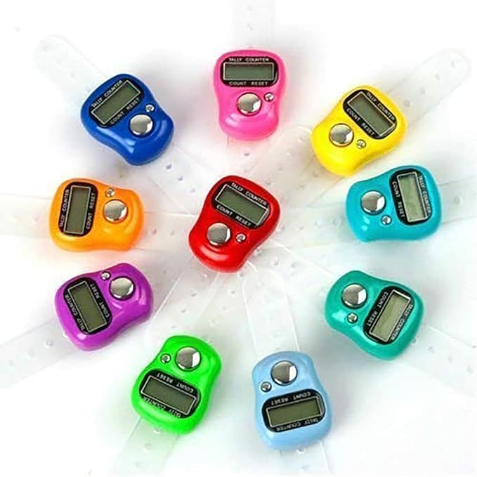 Finger Ring Digital Tally Counter with Led Display | Counter for Japa, Prayer