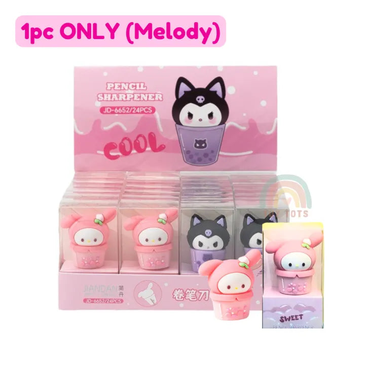 Sanrio in Tub Kuromi / My Melody Pencil Sharpener