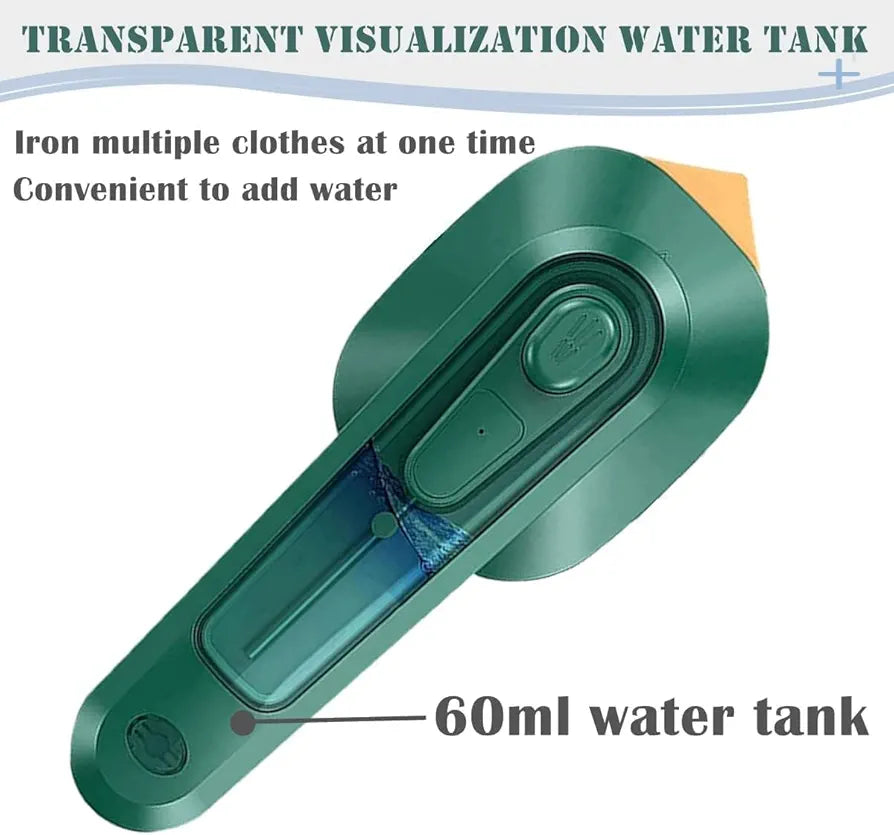 Portable Travel Garment Steamer & Mini Iron – Handheld Dry & Wet Clothes Iron for Outing & Home