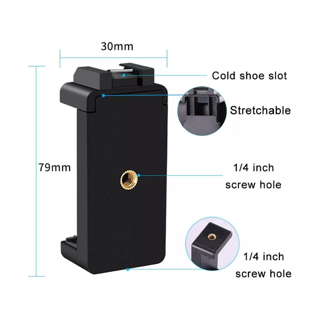 AY-49 Video Making Vlog Tripod Kit With Microphone and Light For Live Broadcast