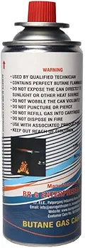 11-Star Butane Gas Canister | 225g Each can | Perfect Suitable for Camping Stove, to Refill Flame Lighters. Small Stove, Flame Torch, Welding Fuel Gas | Euro Gold Super