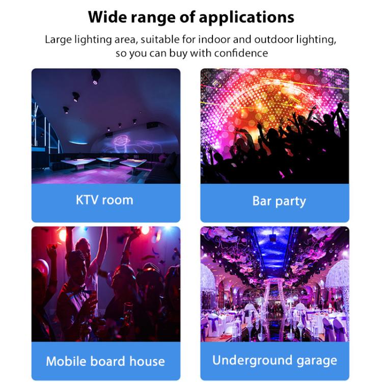 Mini Cylinder DJ Disco Laser Light with 16 Patterns & 4 Modes USB-Powered Party Light for Weddings,Clubs & Events