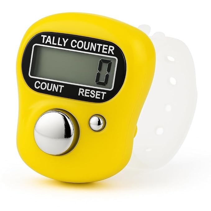 Finger Ring Digital Tally Counter with Led Display | Counter for Japa, Prayer