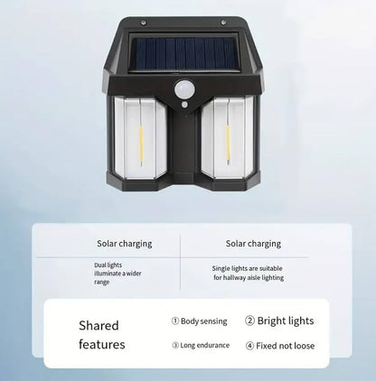 Solar Sensor Light CL-228 | Outdoor Wall Mounted LED Lamp