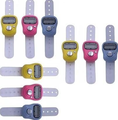 Finger Ring Digital Tally Counter with Led Display | Counter for Japa, Prayer