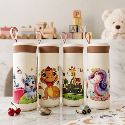 Kids Cartoon Plastic Water Bottle 400ml