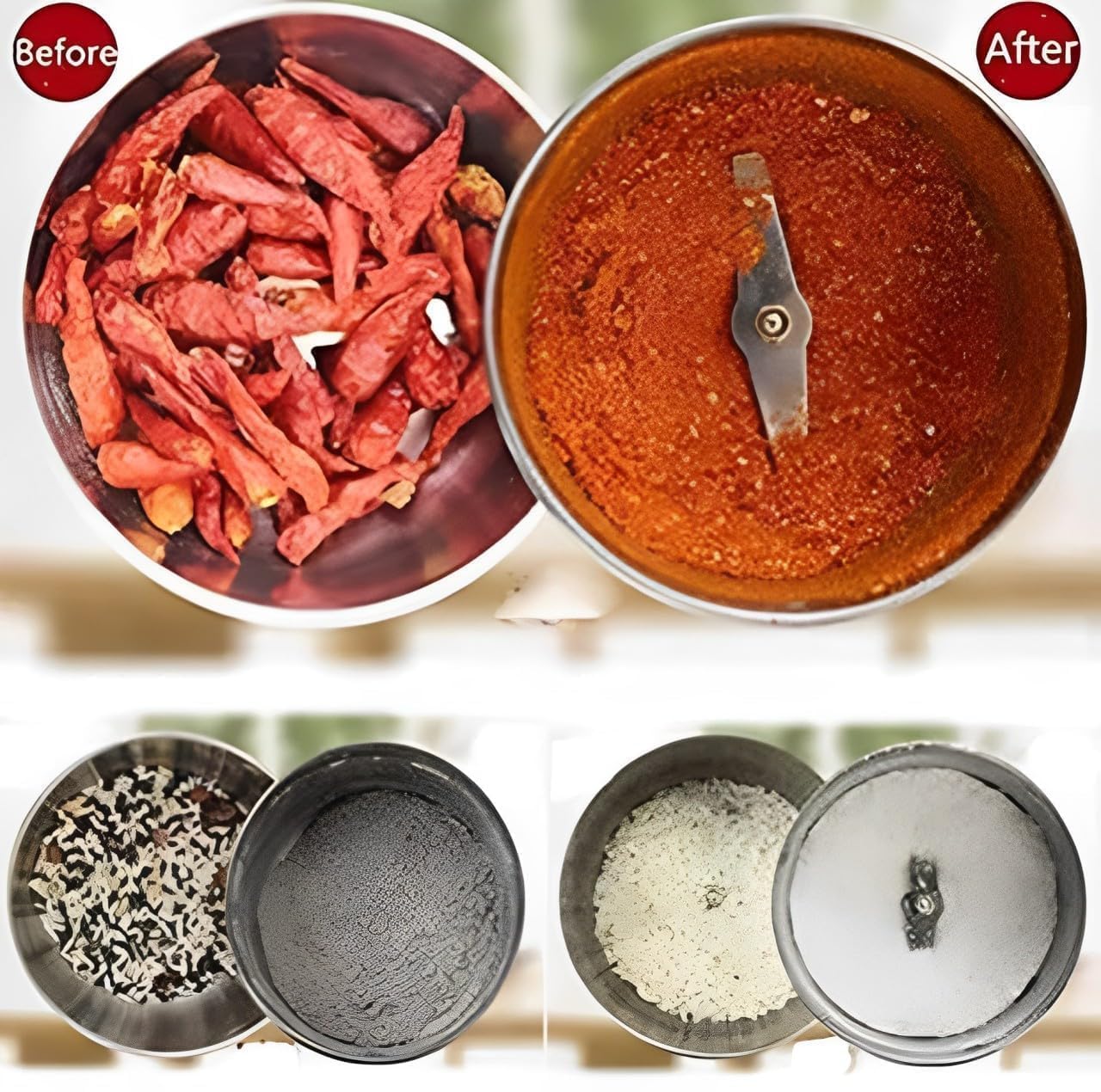 Mini Portable Electric Grinder for Coffee & Spices