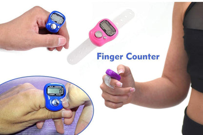 Finger Ring Digital Tally Counter with Led Display | Counter for Japa, Prayer