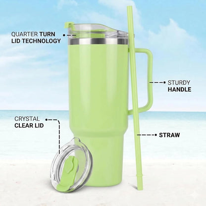 Travel Tumbler Mug – Large 1800ml Capacity with Leak-Proof Lid for Hydration