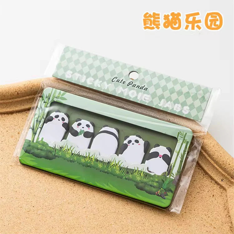 Animal Friends Bookmark Sticky Notes Set