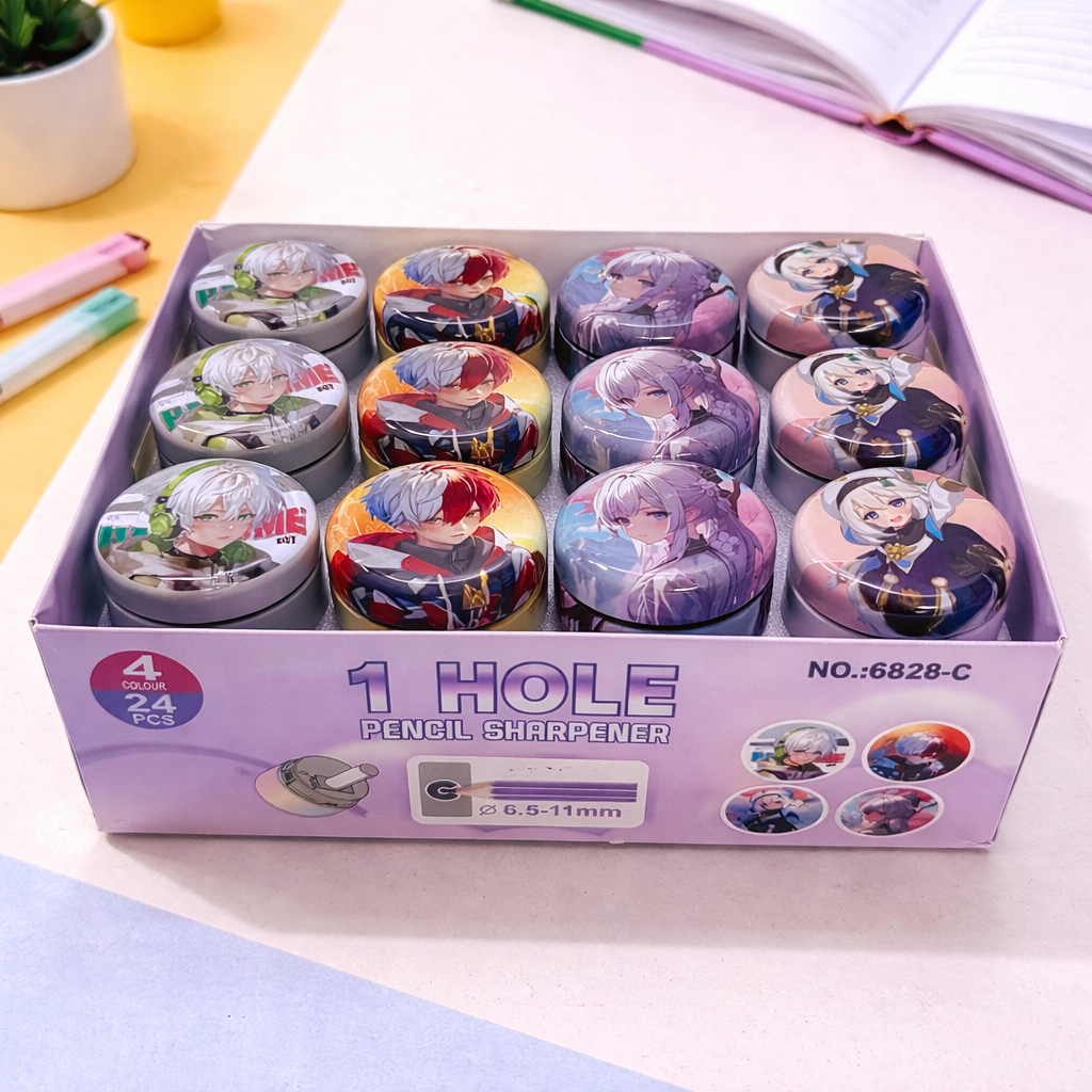 Kiwoo Anime Metal Pencil Sharpener