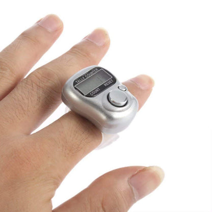 Finger Ring Digital Tally Counter with Led Display | Counter for Japa, Prayer