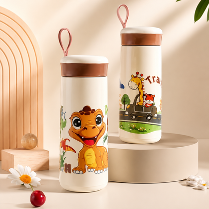 Kids Cartoon Plastic Water Bottle 400ml