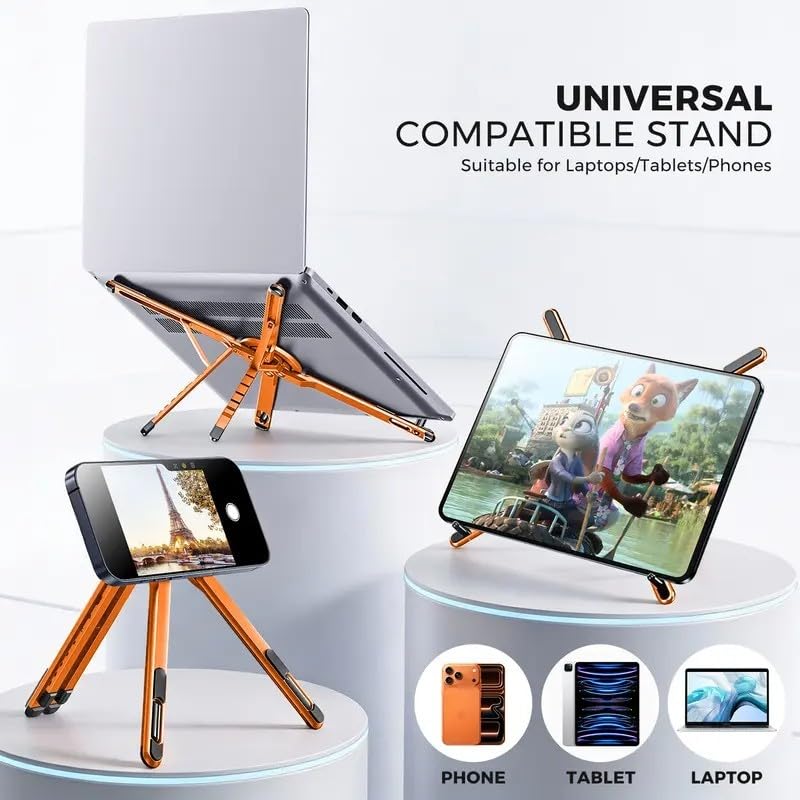 3-in-1 MagLock Laptop Riser, Phone & Tablet Stand