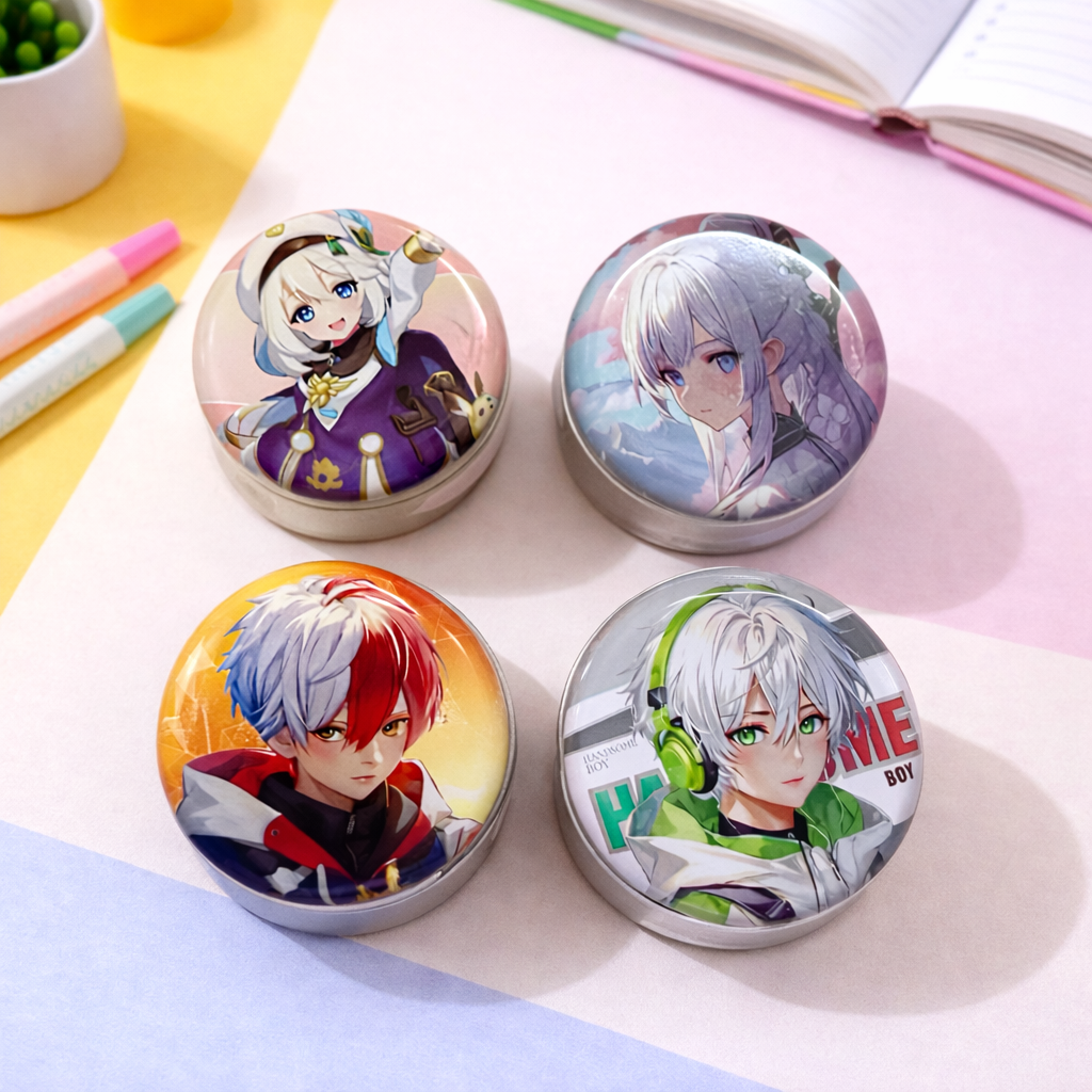 Kiwoo Anime Metal Pencil Sharpener