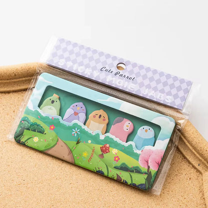 Animal Friends Bookmark Sticky Notes Set