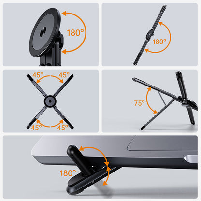 3-in-1 MagLock Laptop Riser, Phone & Tablet Stand