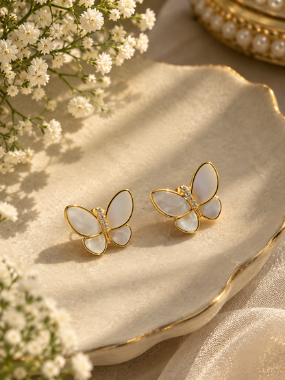 Beautiful Butterfly Stud Earrings