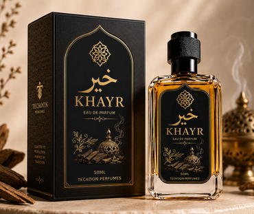 KHAYR Eau De Parfum – 50ml | Luxury Oud & Amber Fragrance