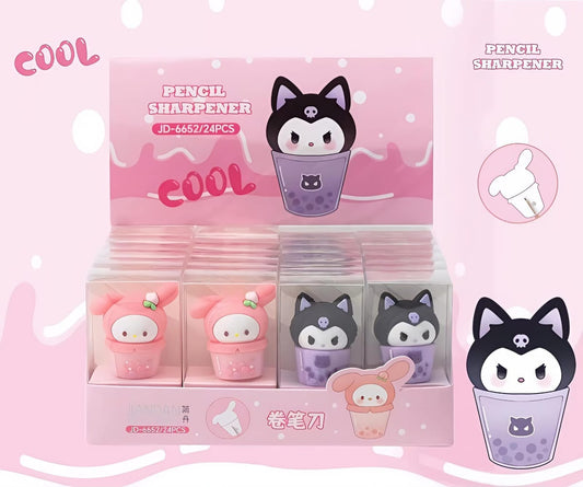 Sanrio in Tub Kuromi / My Melody Pencil Sharpener
