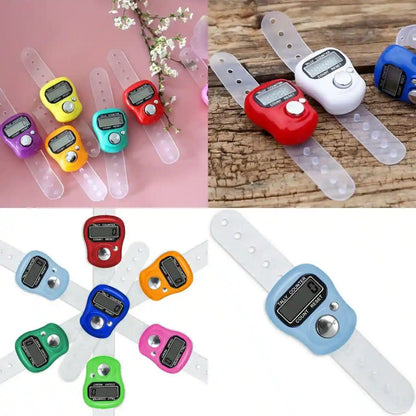 Finger Ring Digital Tally Counter with Led Display | Counter for Japa, Prayer