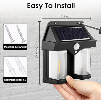 Solar Sensor Light CL-228 | Outdoor Wall Mounted LED Lamp