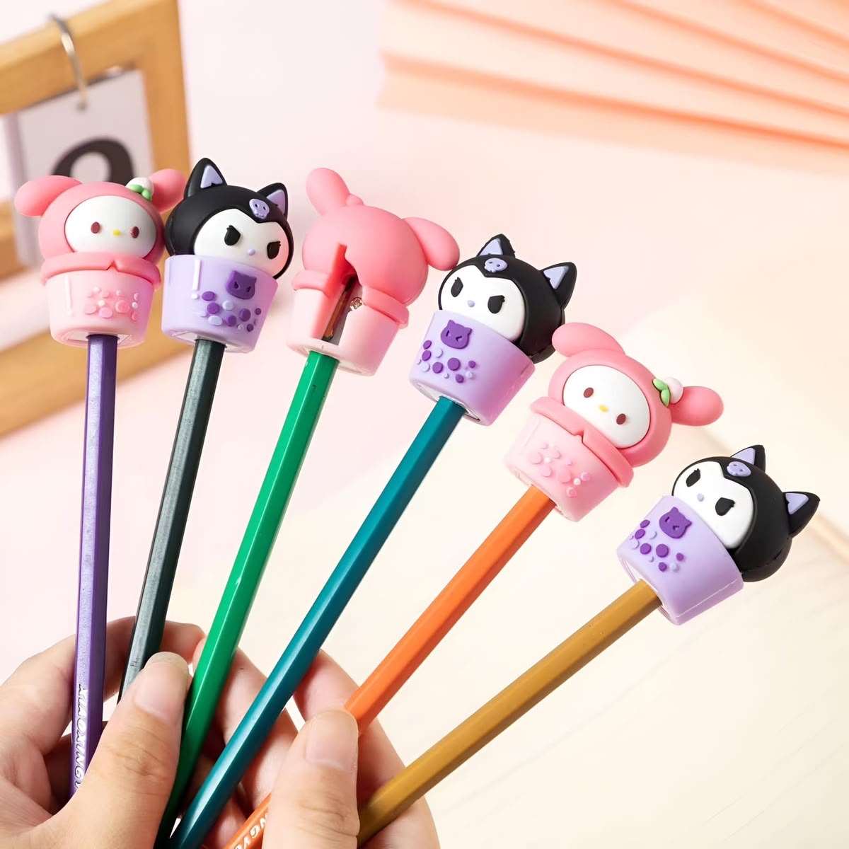 Sanrio in Tub Kuromi / My Melody Pencil Sharpener