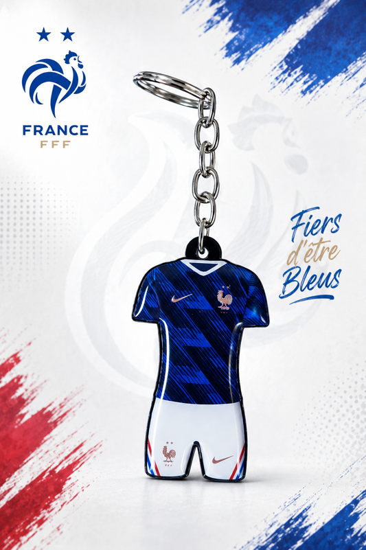 Mbappé #10 France Jersey Keychain