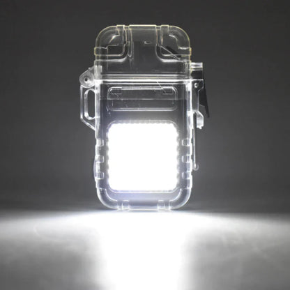 Rechargeable COB Torch Waterproof Dual ARC Lighter – LED Flashlight with Mini Work Light & Plasma Lighter