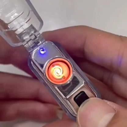 Rechargeable COB Torch Waterproof Dual ARC Lighter – LED Flashlight with Mini Work Light & Plasma Lighter