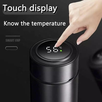 Smart Thermos Temperature Display Vacuum Bottle – 500ml