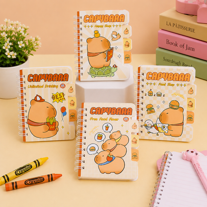 Capybara Binded Diary (Assorted)