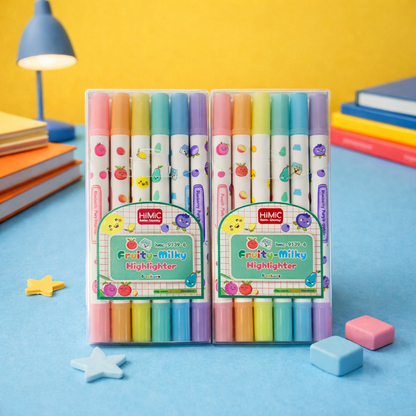 Fruity Milky Highlighter Set (Pack of 6)