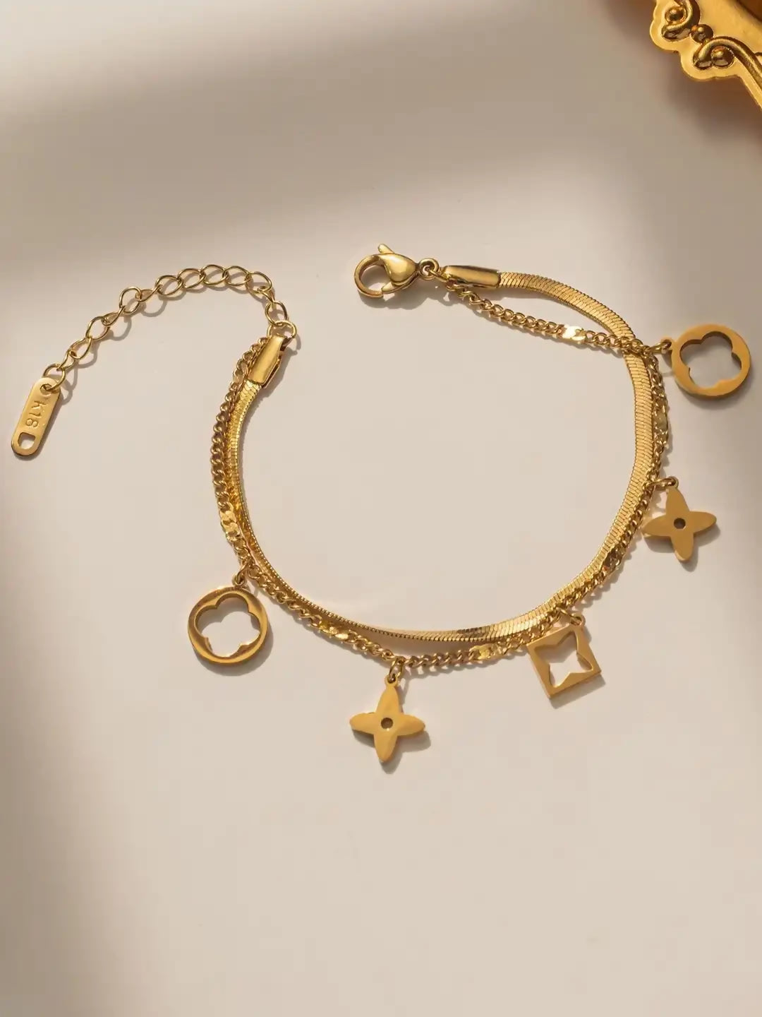 Gold-Plated Link Bracelets