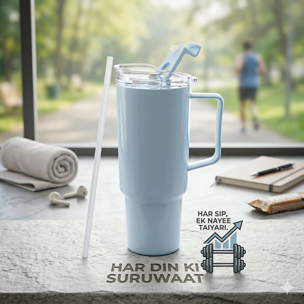 Travel Tumbler Mug – Large 1800ml Capacity with Leak-Proof Lid for Hydration