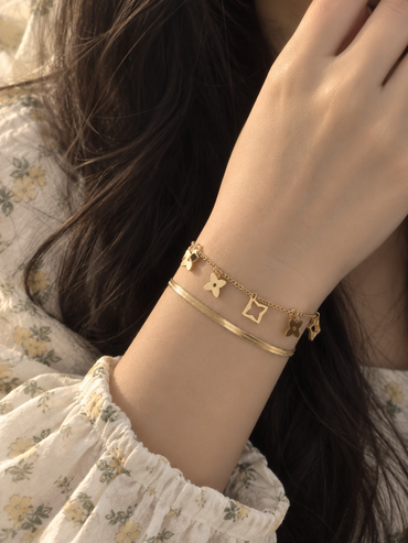 Gold-Plated Link Bracelets