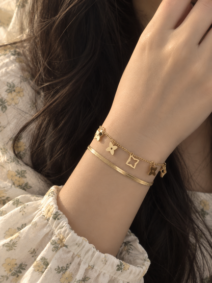 Gold-Plated Link Bracelets
