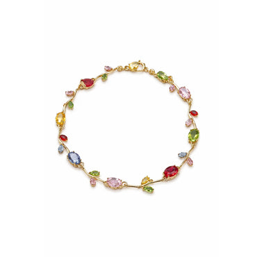 New Trendy Gold Plated Tulip Bracelet For Girls(0001)