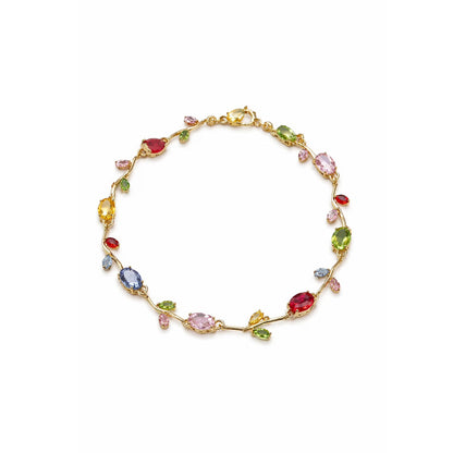 New Trendy Gold Plated Tulip Bracelet For Girls(0001)