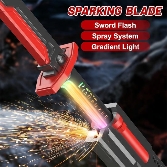 LED Sword with Smoke & Spark Effects