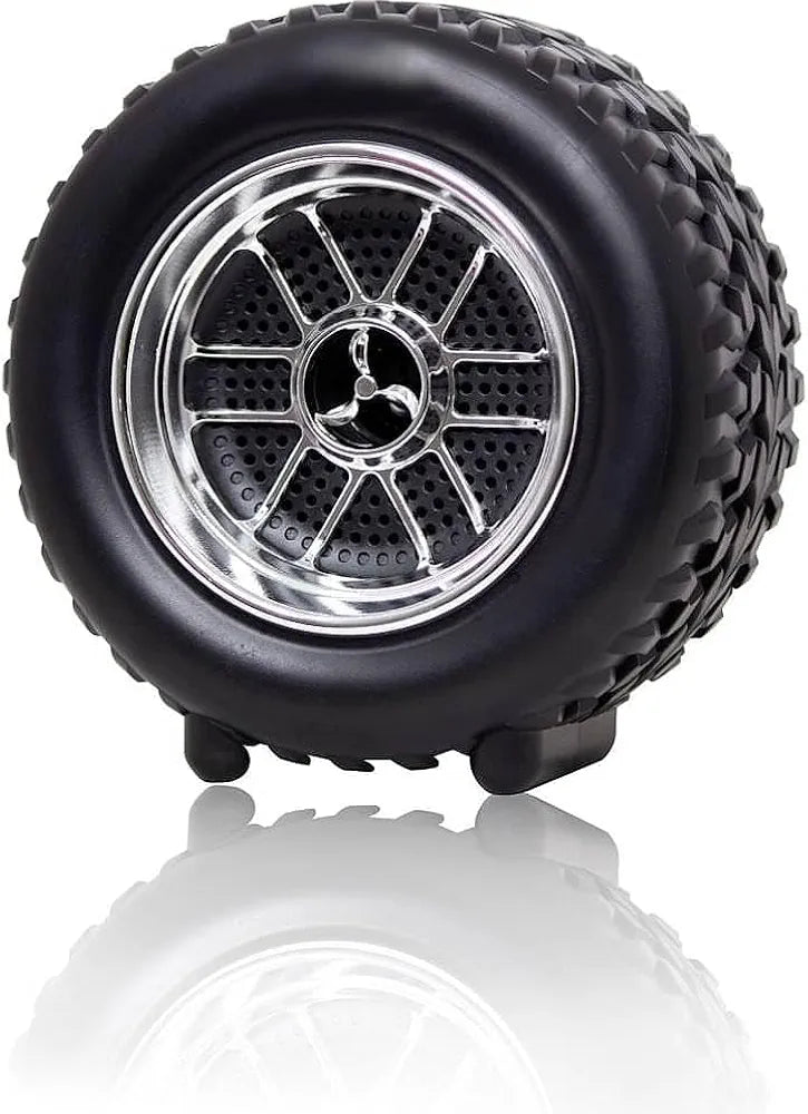 Tyre-Shaped Portable Bluetooth Speaker with LED Lights