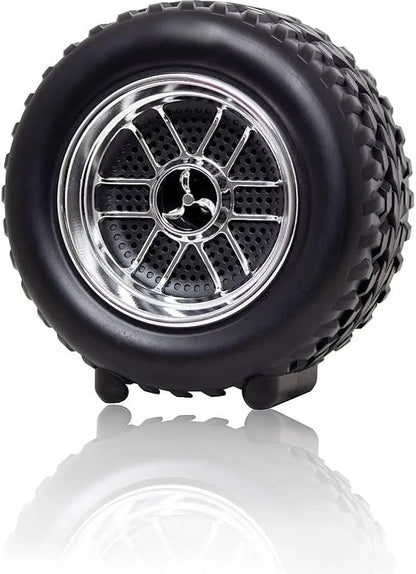 Tyre-Shaped Portable Bluetooth Speaker with LED Lights