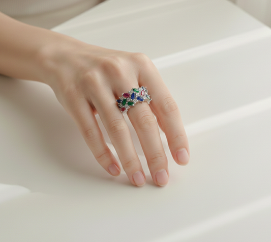 Multi Colour Women Ring S4978109
