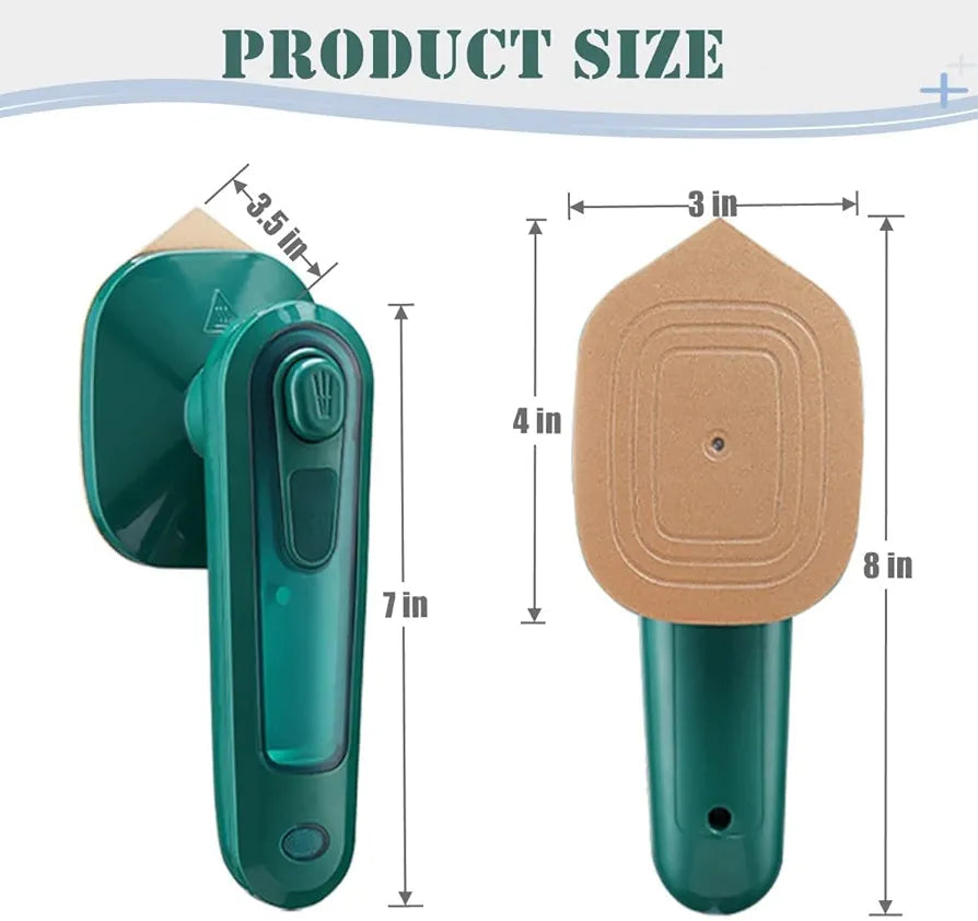 Portable Travel Garment Steamer & Mini Iron – Handheld Dry & Wet Clothes Iron for Outing & Home