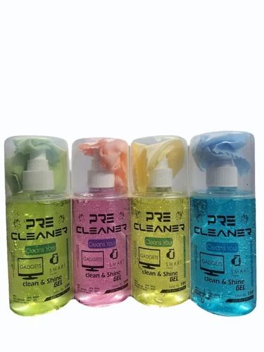 Pre Cleaner Clean & Shine Gel 225ml – Multipurpose Electronic Cleaner for LCD Screens, Laptops, Mobiles & Cameras (1 Pc Assorted)