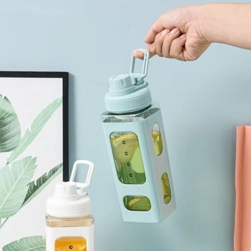 Kawaii Sipper Bottle 900ml with Removable Straw & Handle
