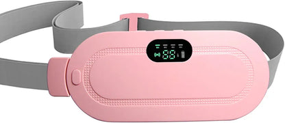 Rechargeable Electric Heating Massage Belly Wrap Belt for Cramps, Menstrual Period, Back Pain