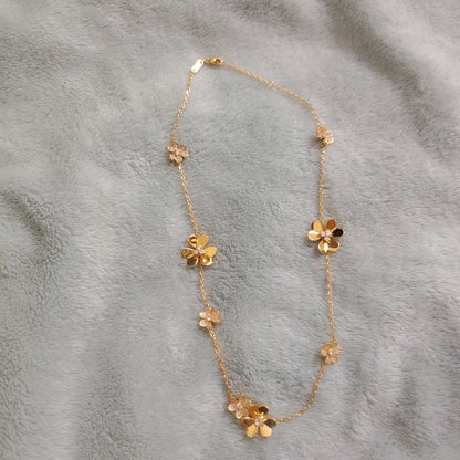 Flower Design High Quality Women Necklace S3467327